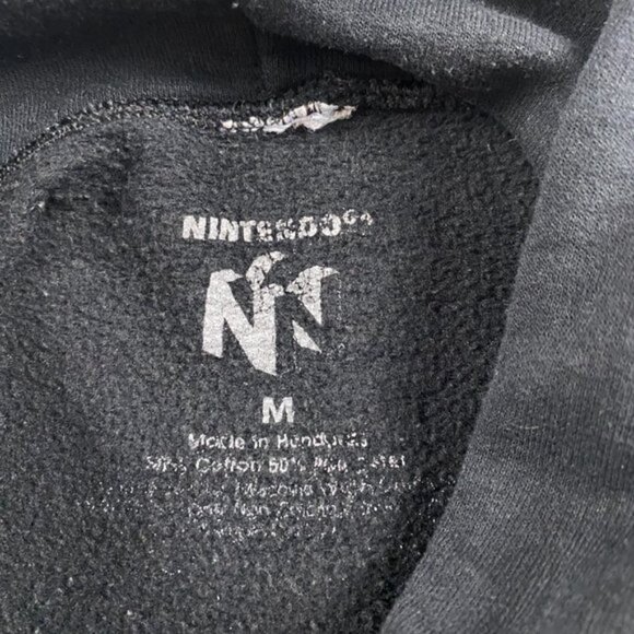 Nintendo 64 N64 Hoodie Mens Medium Hooded Sweatshirt - Picture 3 of 6